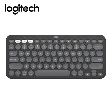 TECLADO LOGITECH PEBBLE 2 K380S BLUETOOTH/WIRELESS SP GRAPHITE (920-011783)-P